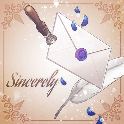Sincerely