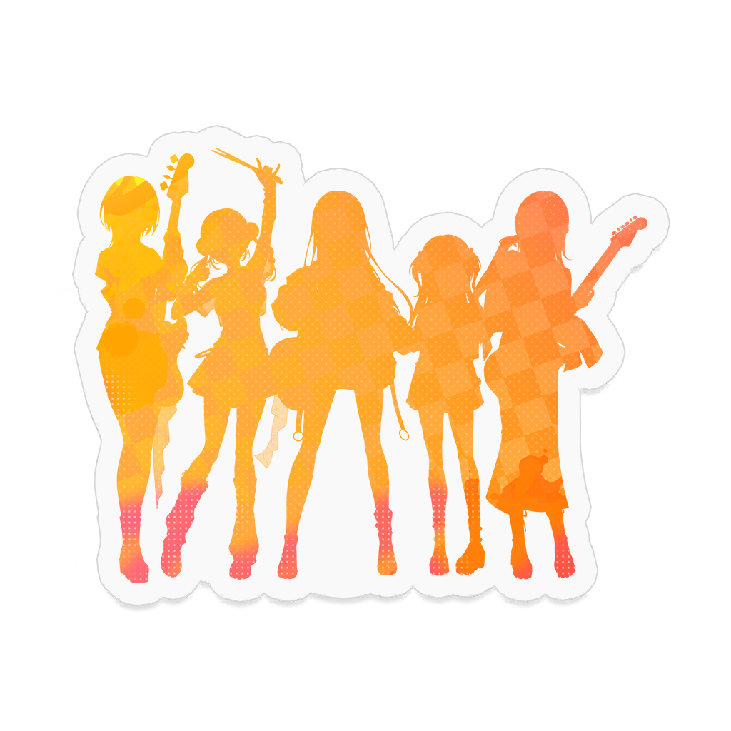 [Sticker] Ikka Dumb Rock! - Silhouette ver.