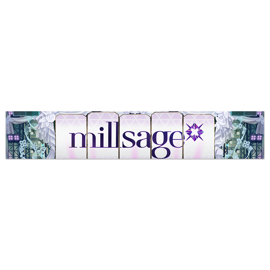 [Sticker] millsage - Muffler Towel ver.