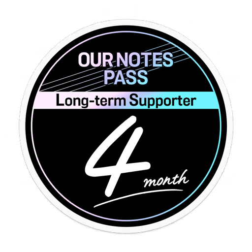 [Sticker] Our Notes Pass - Total Purchases: 4