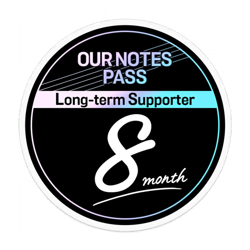[Sticker] Our Notes Pass - Total Purchases: 8