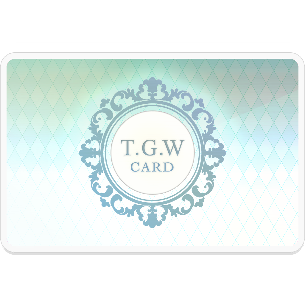 [스티커] T.G.W 카드 RANK PLATINUM