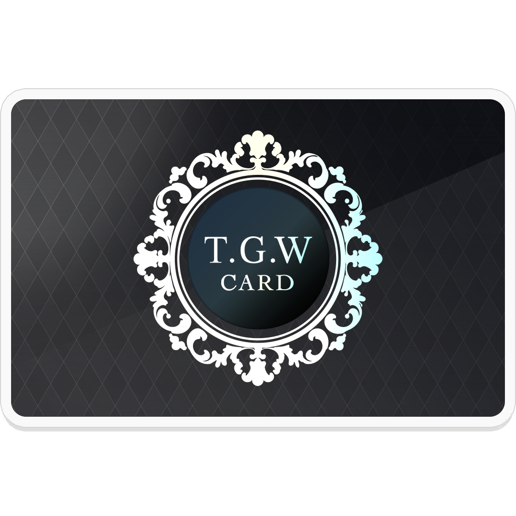 [ステッカー]T.G.W CARD RANK BLACK