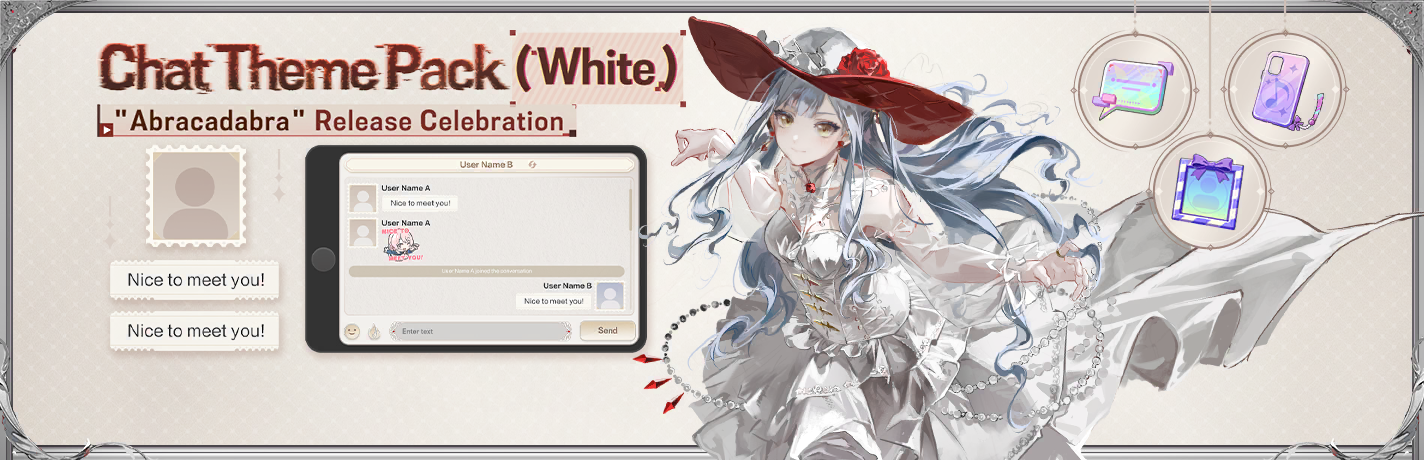 "Abracadabra" Release Chat Theme Pack (White)