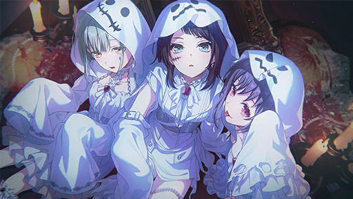 Ghostly Eyes · Timoris / Umiri Yahata, Mortis / Mutsumi Wakaba, and Amoris / Nyamu Yūtenji · Snapshot · SSR · Added 4d ago