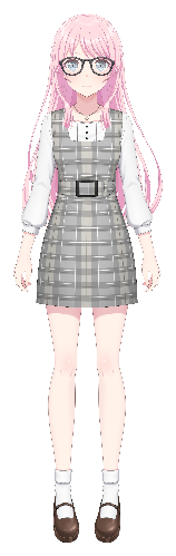 치하야 아논 · casual_spring_01_glasses
